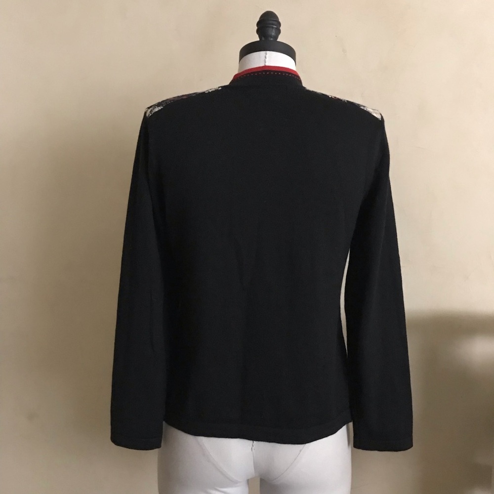 Jack Nicklaus Black Long Sleeve Knit Top - Picture 9 of 10